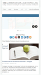 Mobile Screenshot of breakthroughcollegecounseling.com